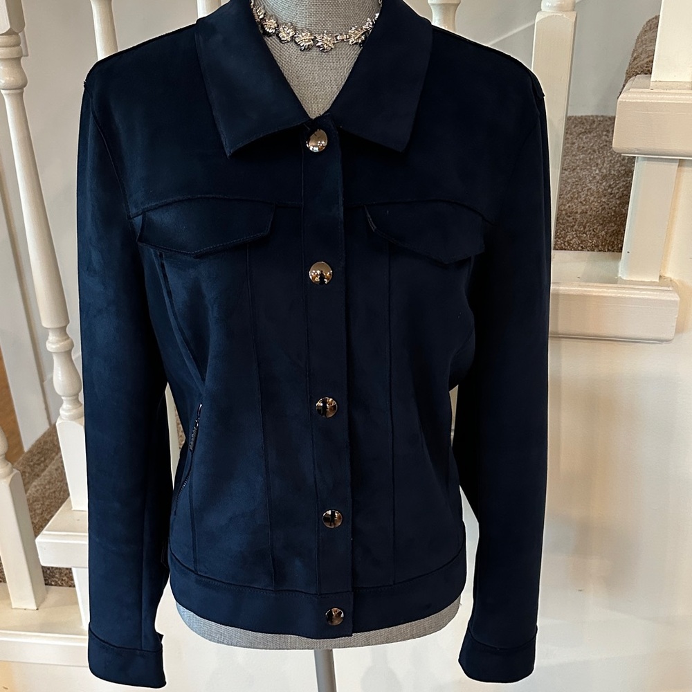 Tribal suede jacket for women